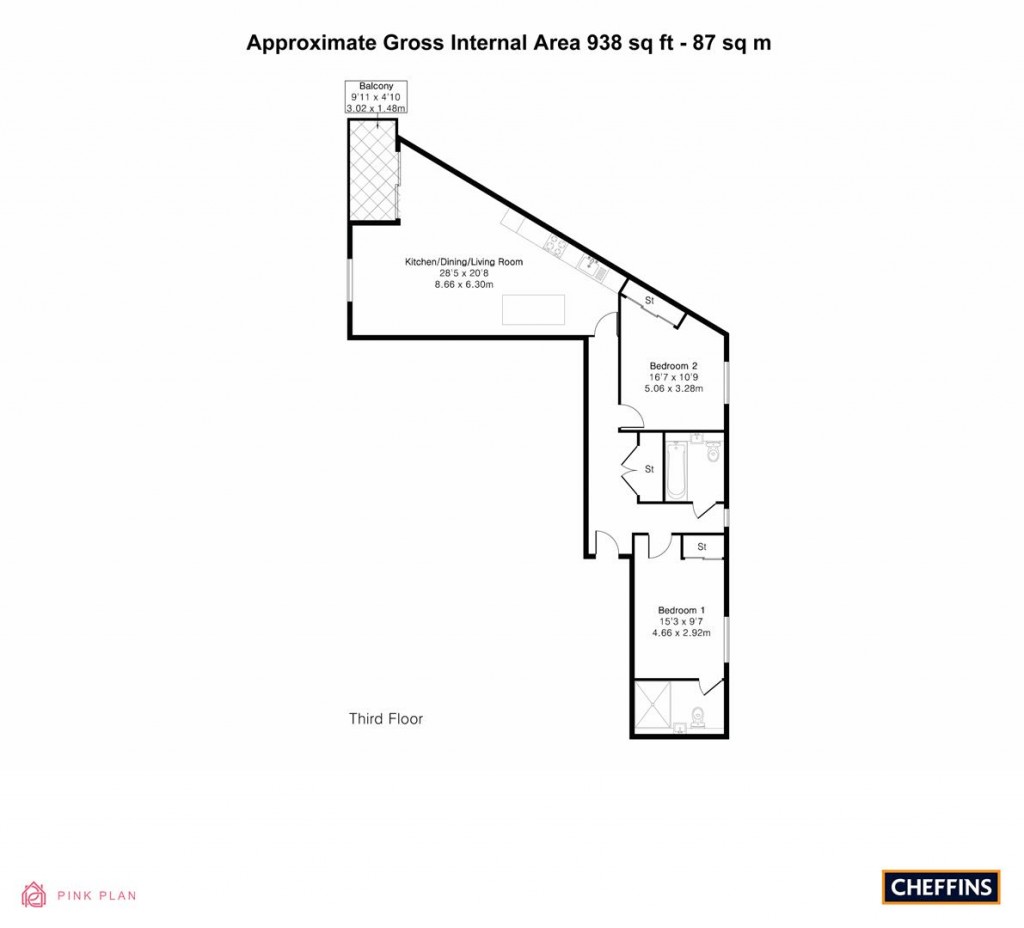 Floorplans For Great Northern Road, Cambridge