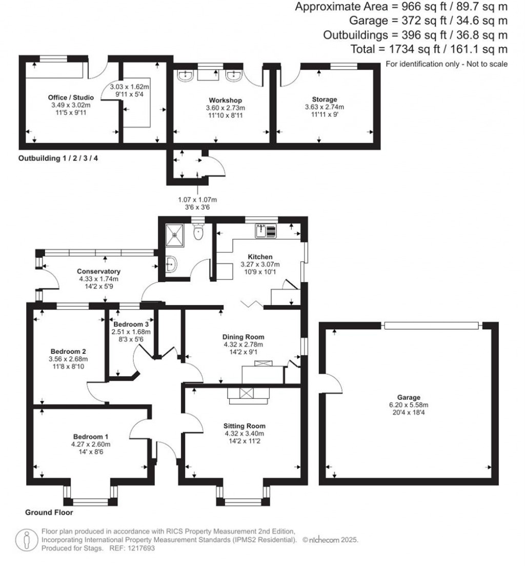 Floorplans For Treragin, Nr Harrowbarrow - 0.5 acres