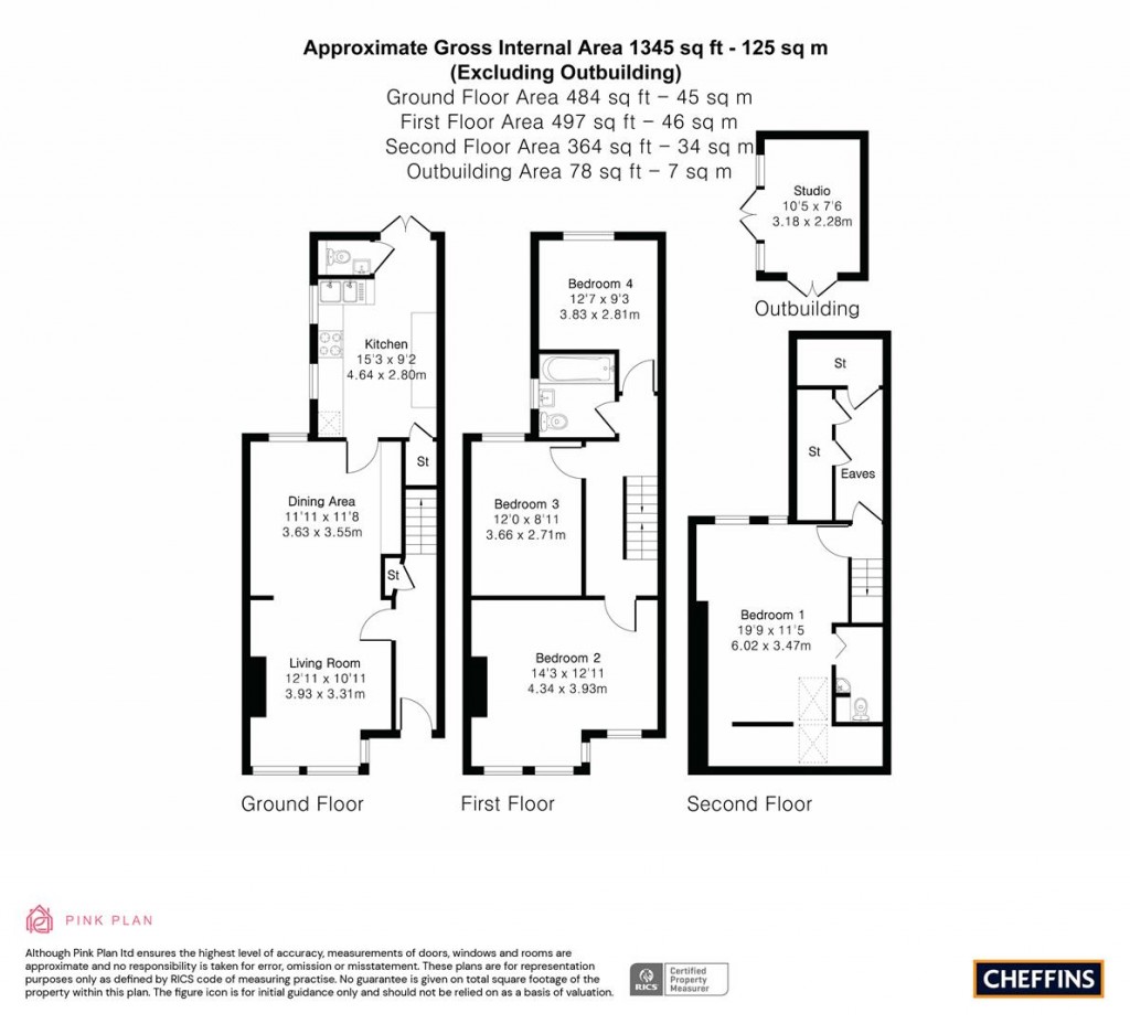 Floorplans For Marlowe Road, Cambridge