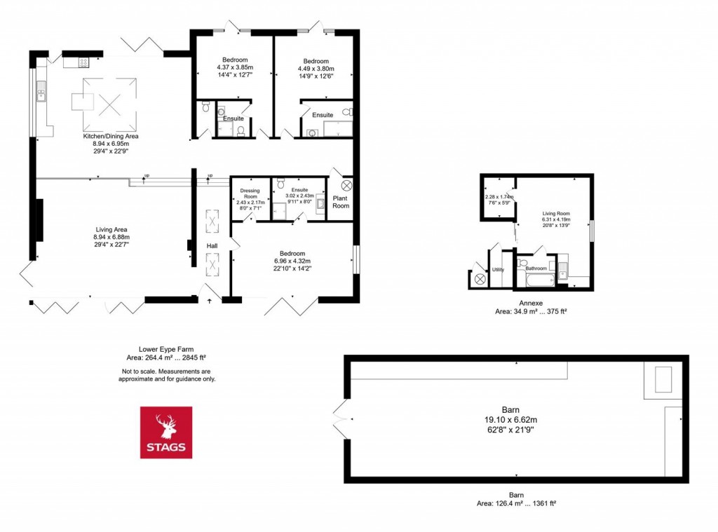 Floorplans For Eype, Bridport