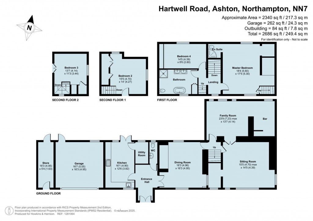 Floorplans For Hartwell Road, Ashton, NN7