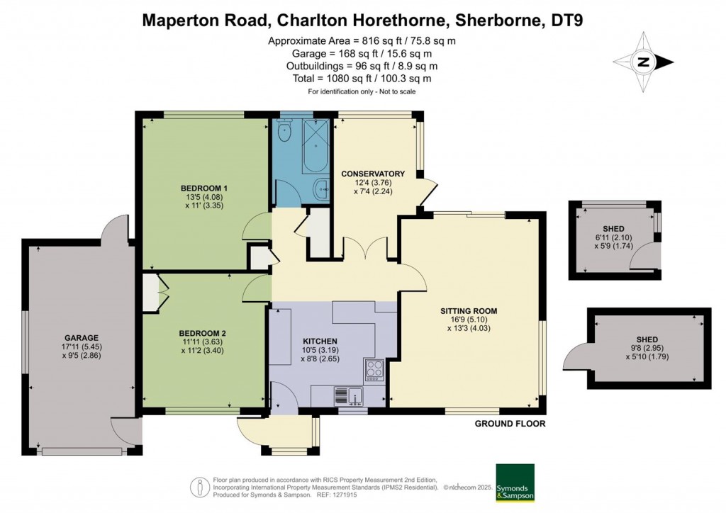 Floorplans For Maperton Road, Charlton Horethorne, Somerset