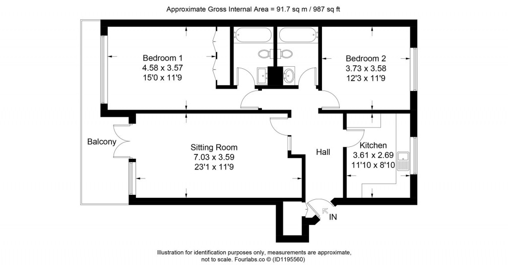 Floorplans For Park Hill Road, Torquay