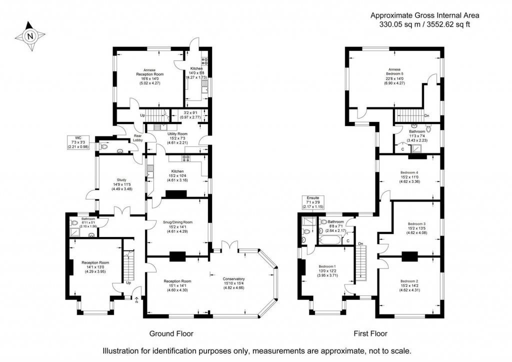 Floorplans For Widdington, Saffron Walden