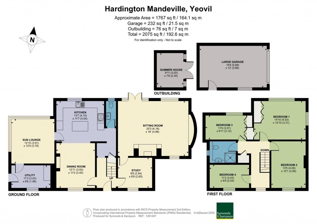 Floorplans For Hardington Mandeville, Yeovil