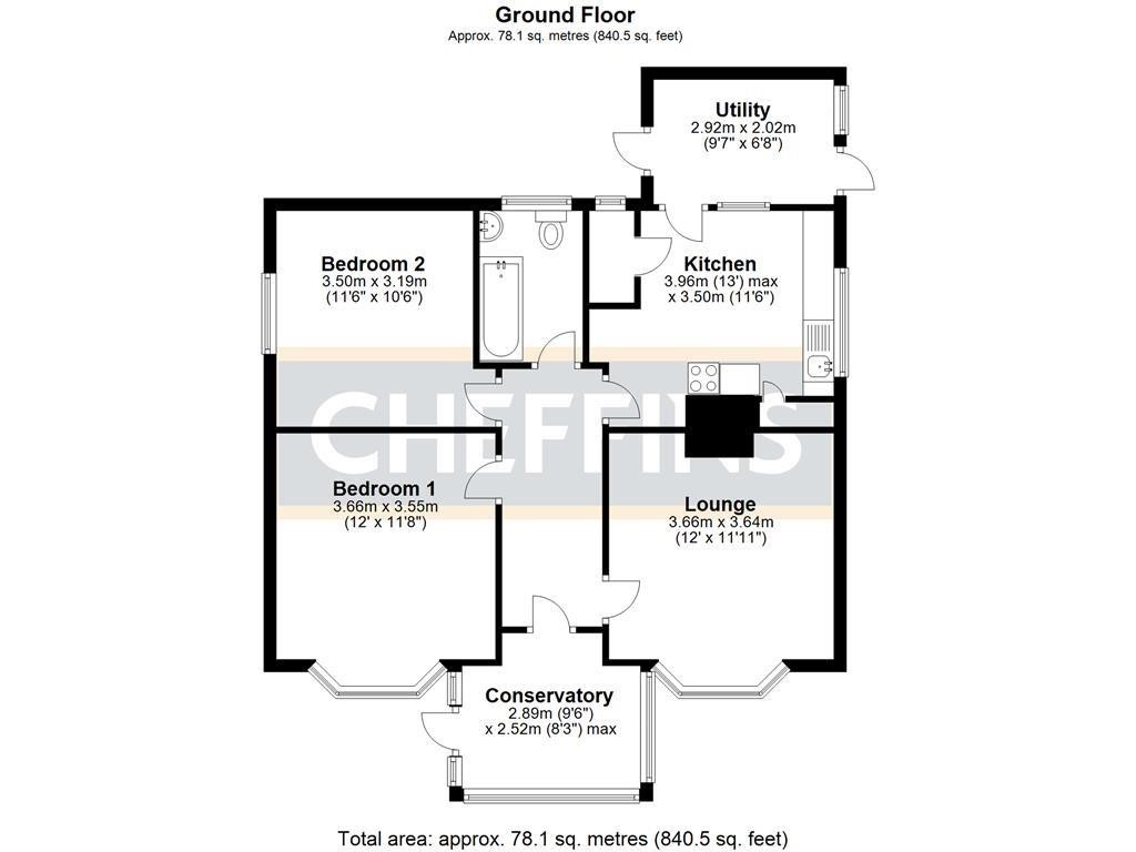 Floorplans For Oates Lane, Sutton, Ely