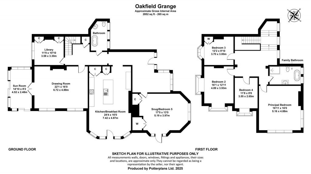 Floorplans For Wootton Bridge, Isle of Wight