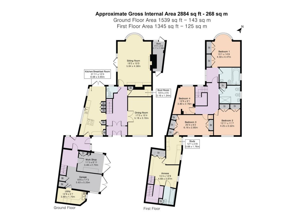 Floorplans For Pearson Road, Sonning