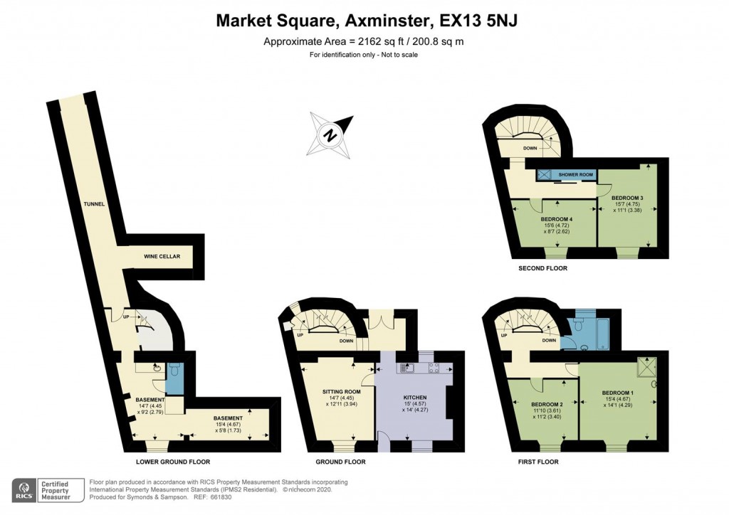Floorplans For Market Square, Axminster