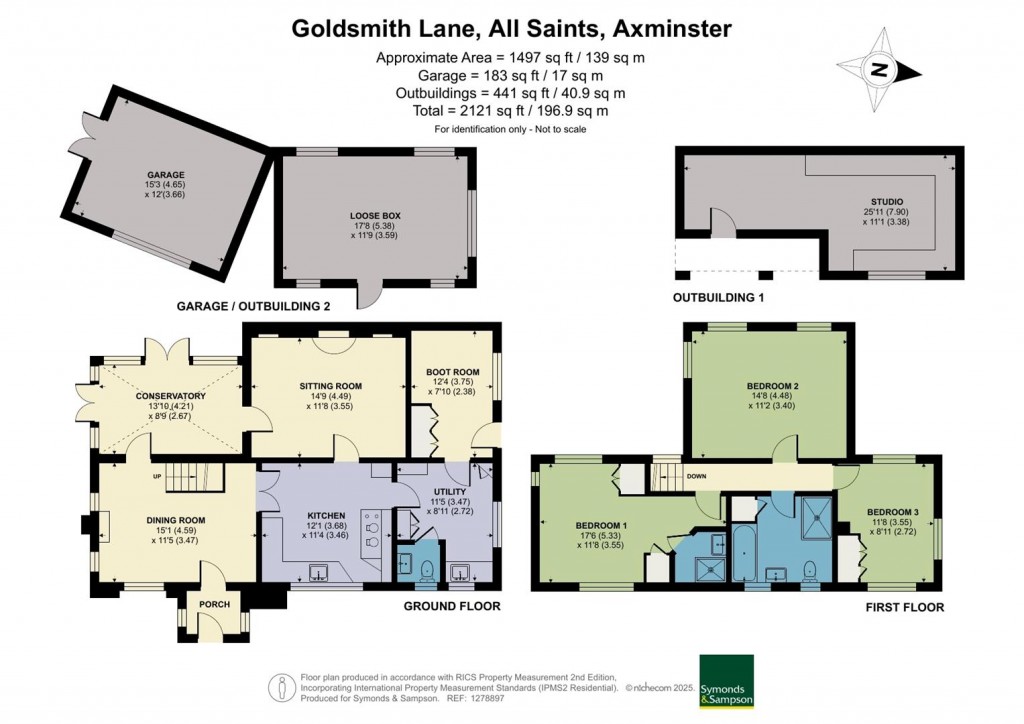 Floorplans For Goldsmith Lane, All Saints, Axminster