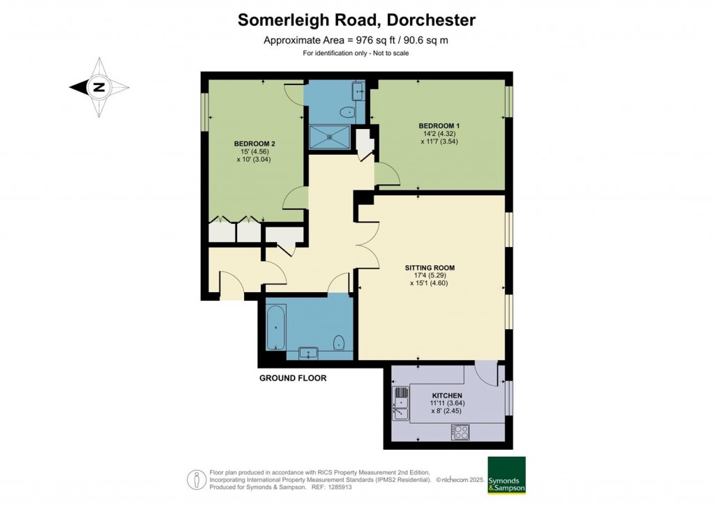 Floorplans For Somerleigh Road, Dorchester