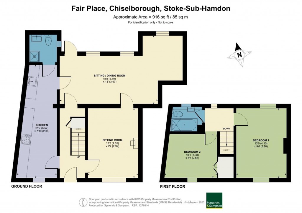Floorplans For Fair Place, Chiselborough, Stoke-Sub-Hamdon