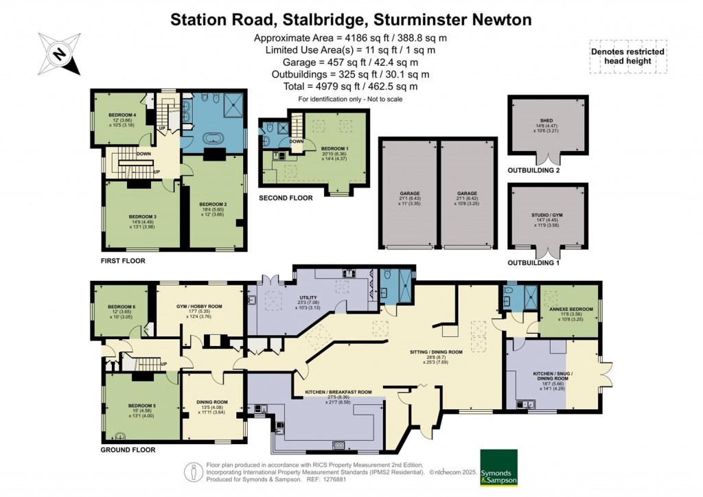 Floorplans For Station Road, Stalbridge, Sturminster Newton