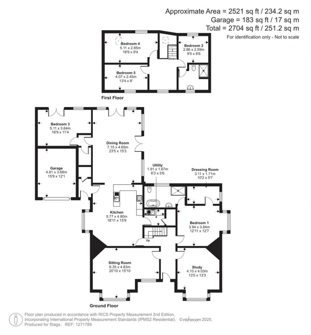 Floorplans For Chagford, Newton Abbot