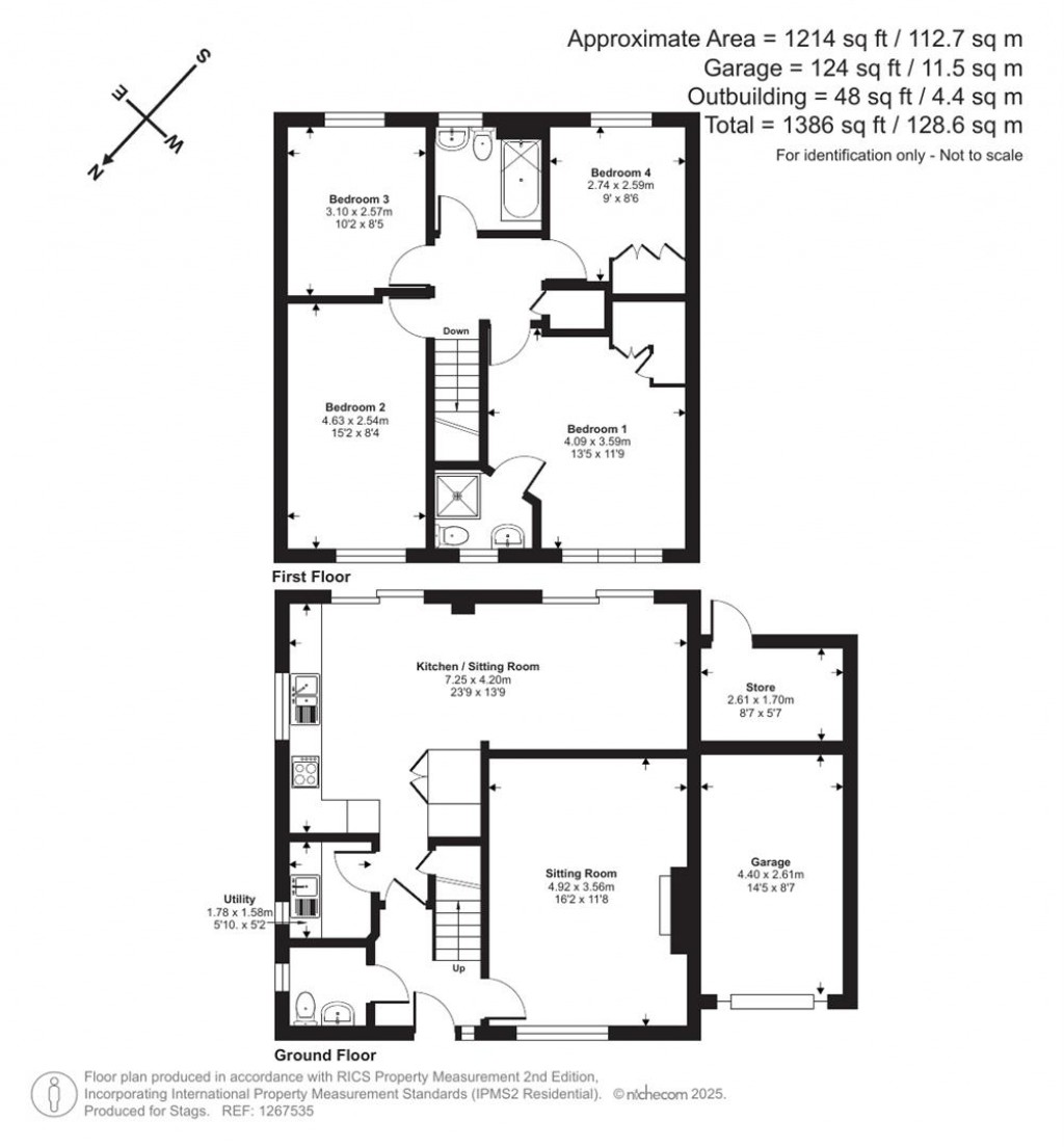 Floorplans For Pound Meadow, Parkham, Bideford