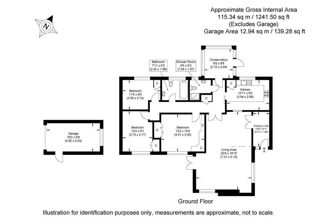 Floorplans For Greys Close, Cavendish, Sudbury
