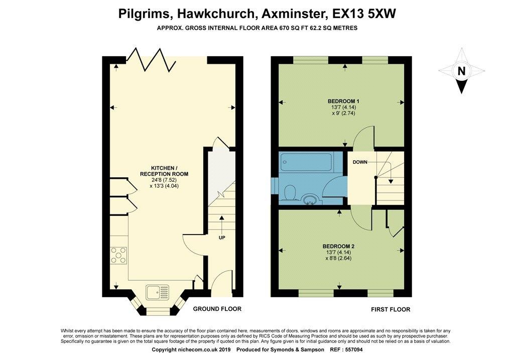 Floorplans For Hawkchurch, Axminster, Devon