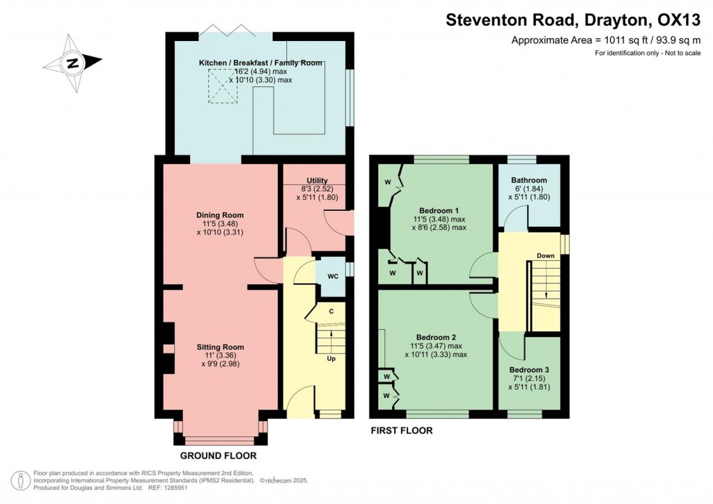 Floorplans For Steventon Road, Drayton, Oxfordshire, OX13