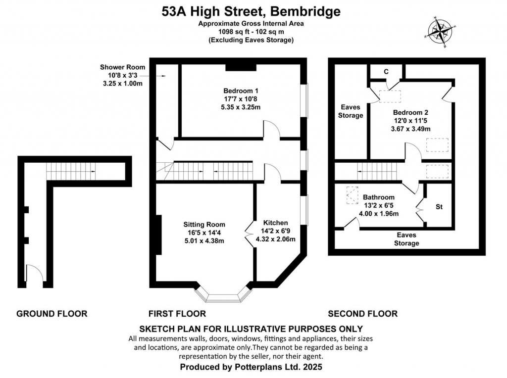 Floorplans For Bembridge, Isle of Wight