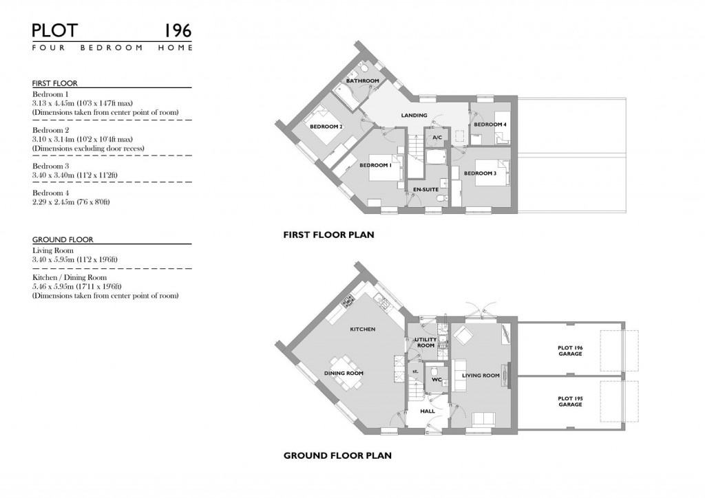 Floorplans For Nottington Park,  Nottington, Weymouth