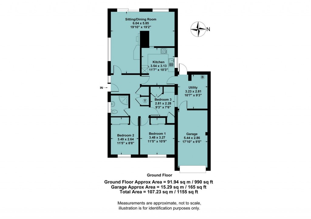 Floorplans For Deene Close, Adderbury, Banbury