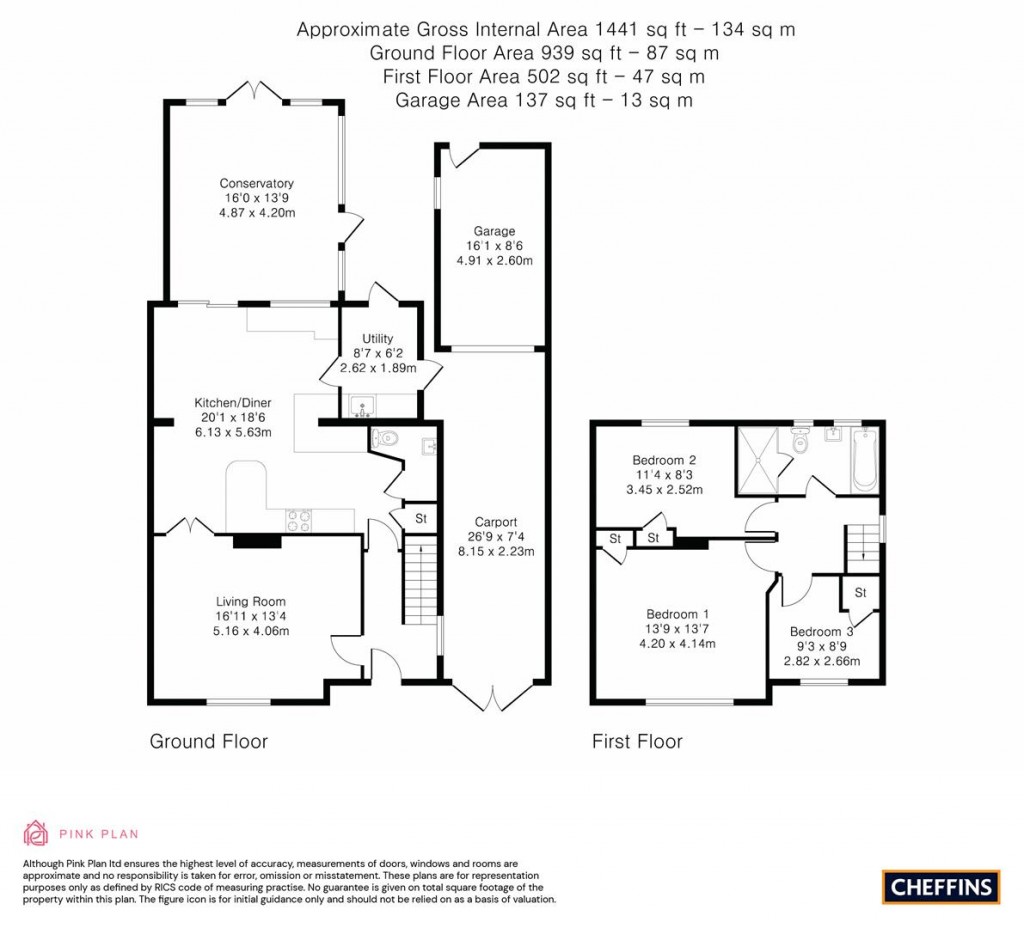 Floorplans For Arbury Road, Cambridge