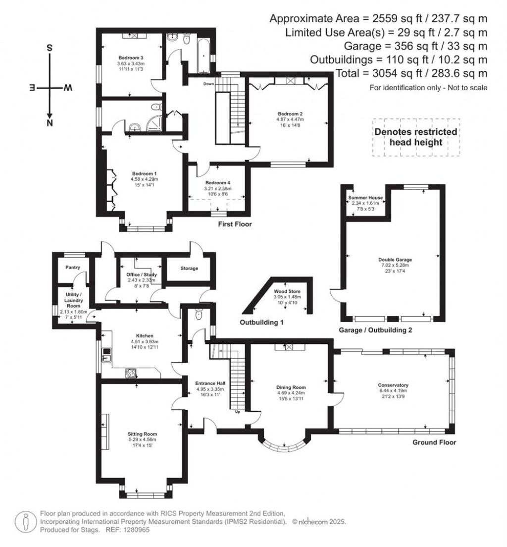 Floorplans For Launceston, Cornwall - 0.69 acres in all