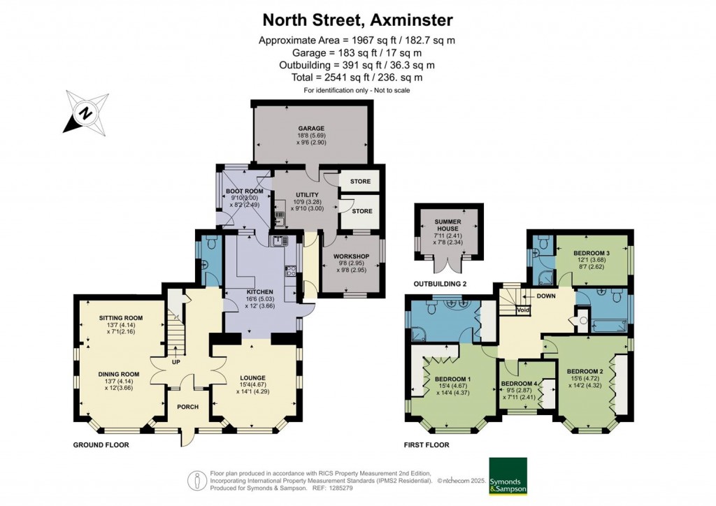 Floorplans For North Street, Axminster