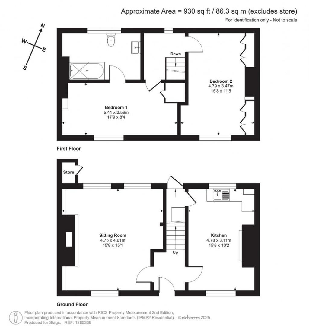 Floorplans For Monkleigh, Bideford
