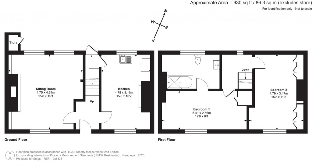 Floorplans For Monkleigh, Bideford
