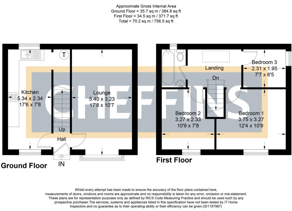 Floorplans For Townsend Mews, Wilburton, Ely
