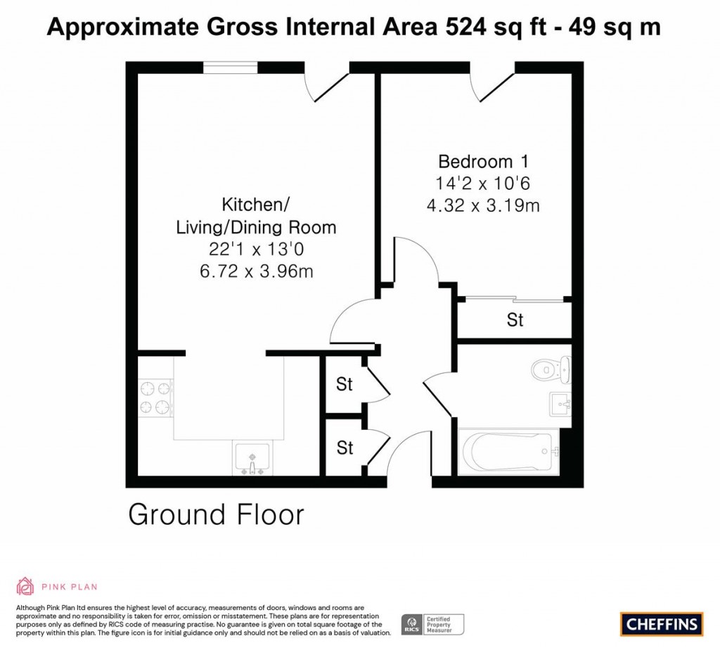 Floorplans For Rustat Avenue, Cambridge