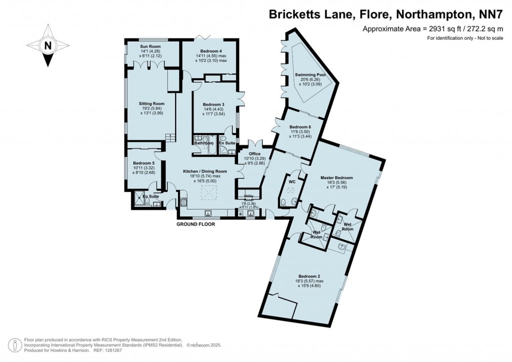 Floorplans For Bricketts Lane, Flore, Northampton, NN7