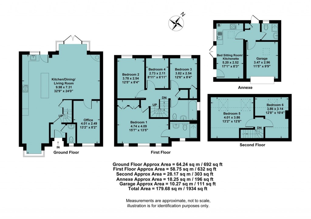 Floorplans For Griffin Close, Twyford, Banbury