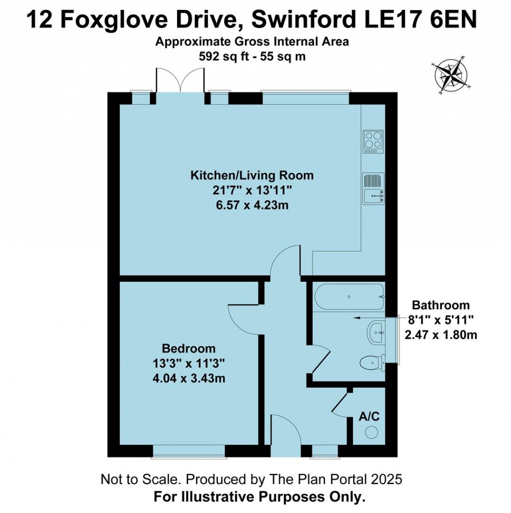 Floorplans For Foxglove Drive, Swinford, Lutterwoth. LE17