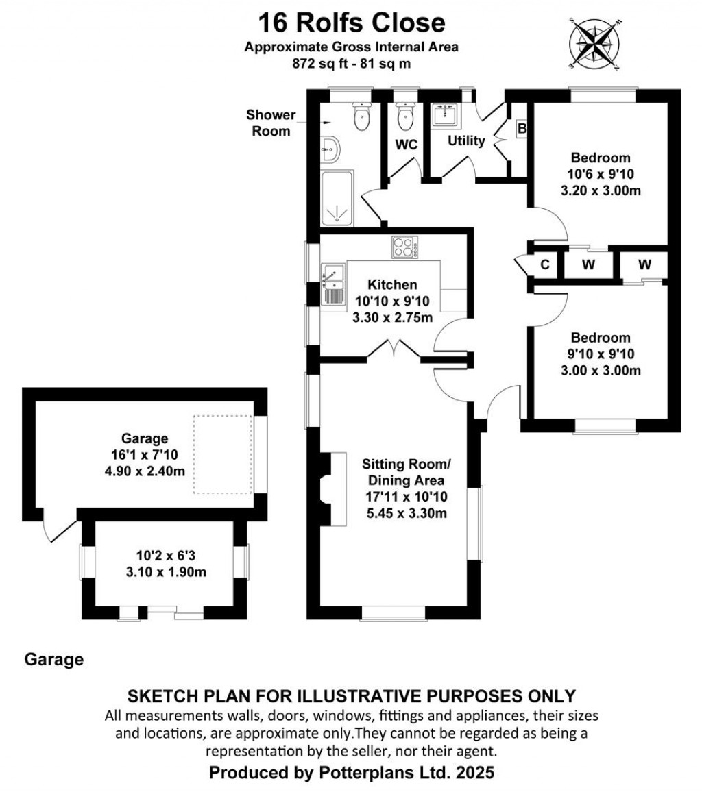 Floorplans For Bembridge, Isle of Wight