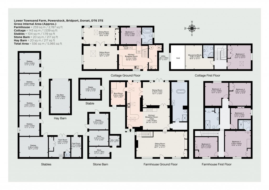 Floorplans For Powerstock, Bridport