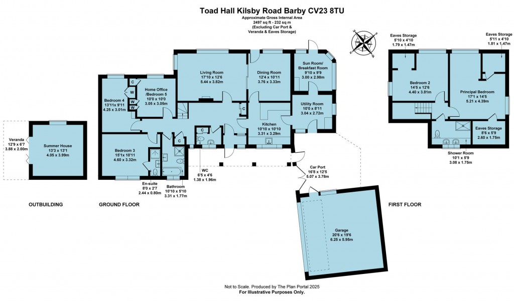 Floorplans For Kilsby Road, Barby, Rugby