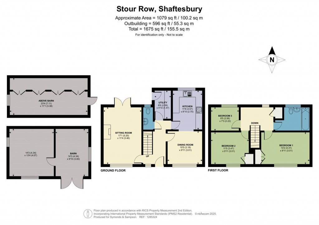 Floorplans For Stour Row, Shaftesbury