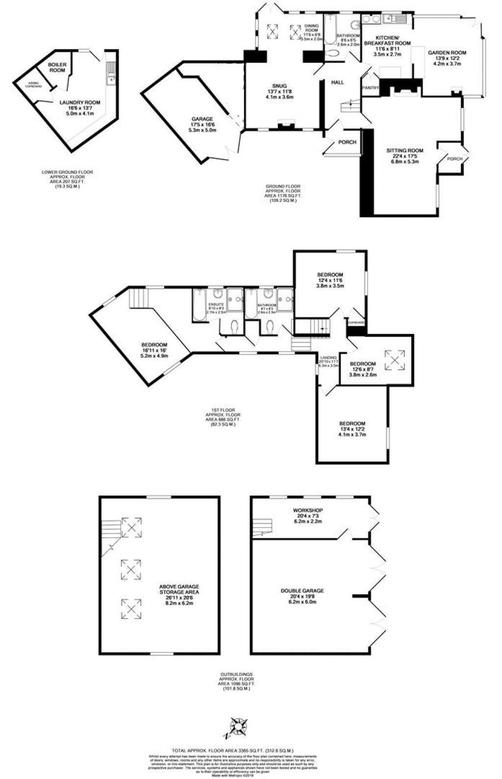 Floorplans For Lanteglos, Fowey