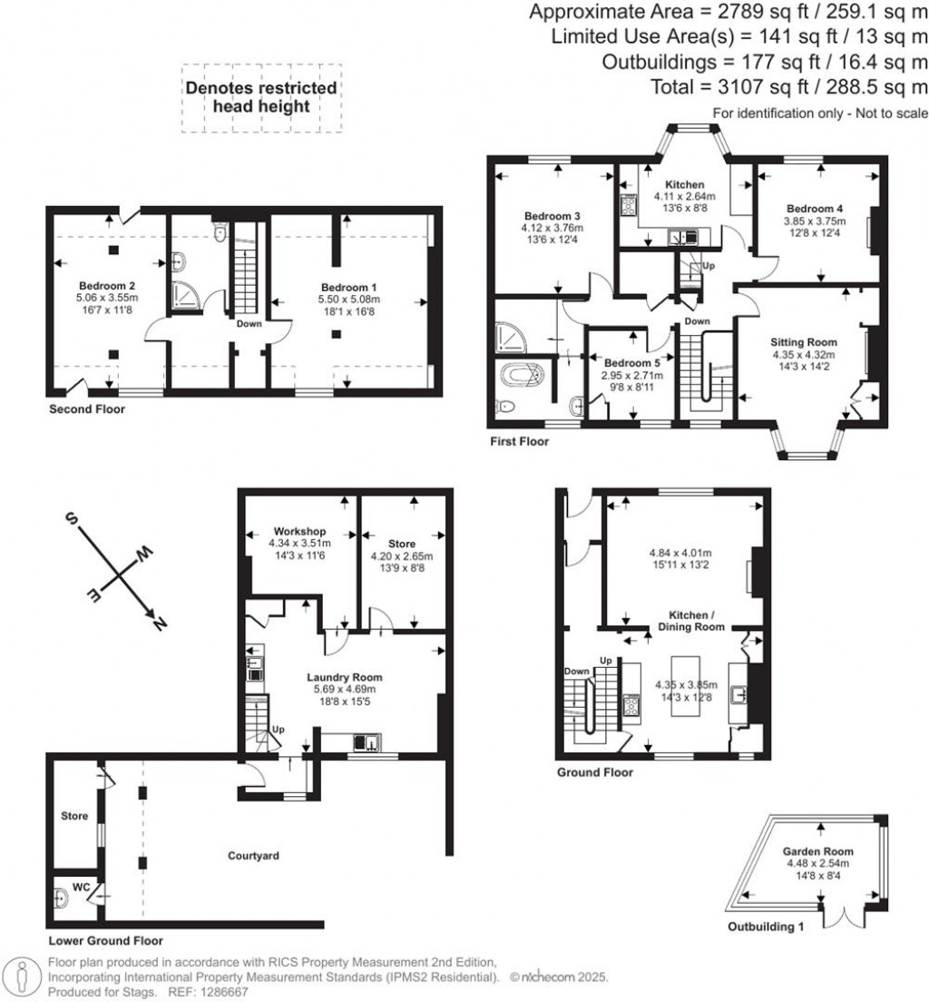 Floorplans For Buttgarden Street, Bideford