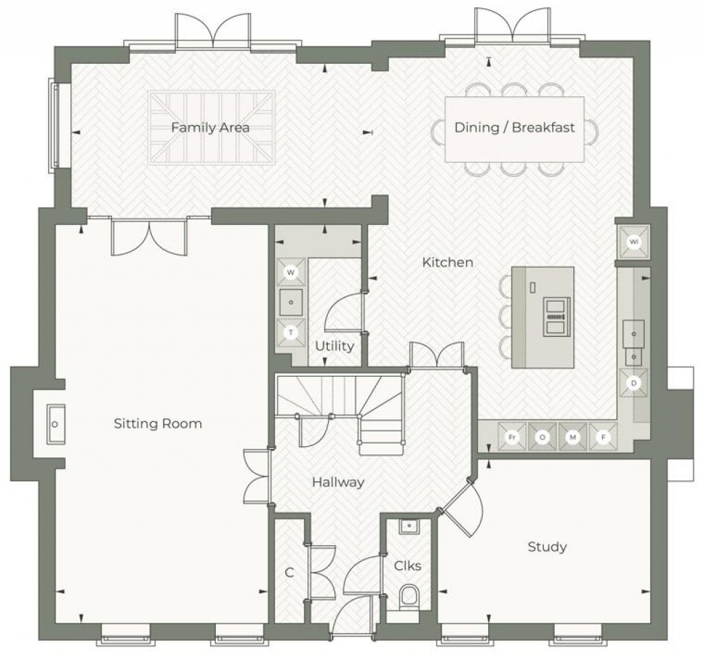 Floorplans For The Grange, Finchingfield