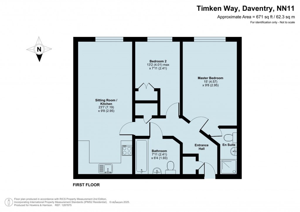 Floorplans For Timken Way, Daventry, NN11