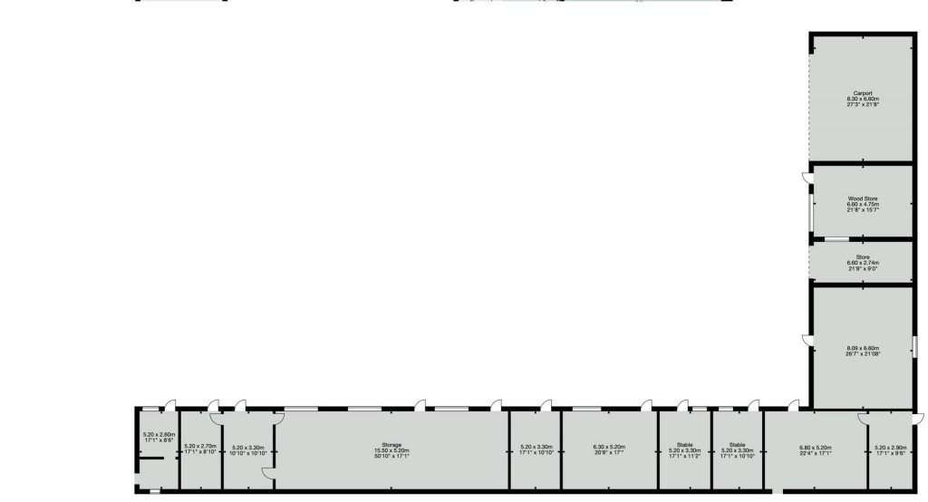 Floorplans For Moorside, Sturminster Newton, Dorset