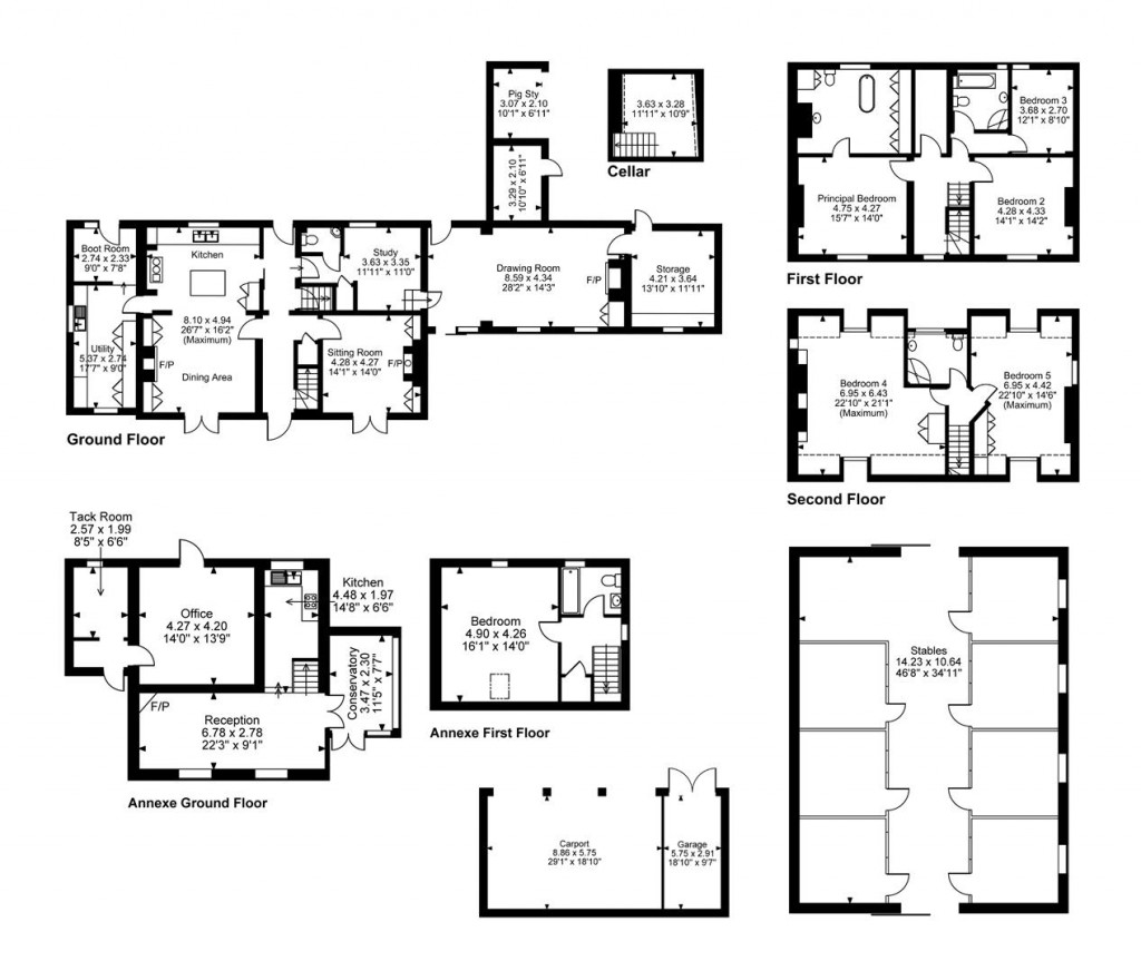 Floorplans For Launde Road, Launde, Leicester