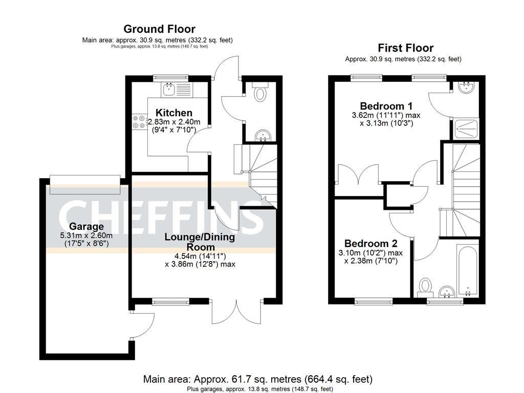 Floorplans For Meadow Way, Ely