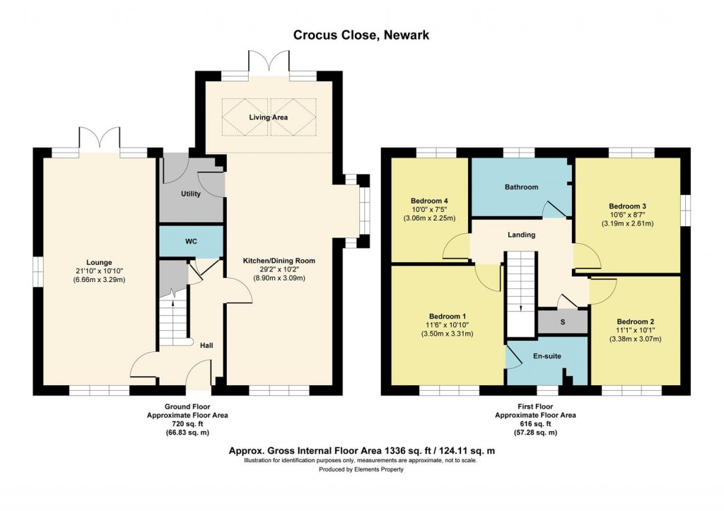 Floorplans For Crocus Close, Newark
