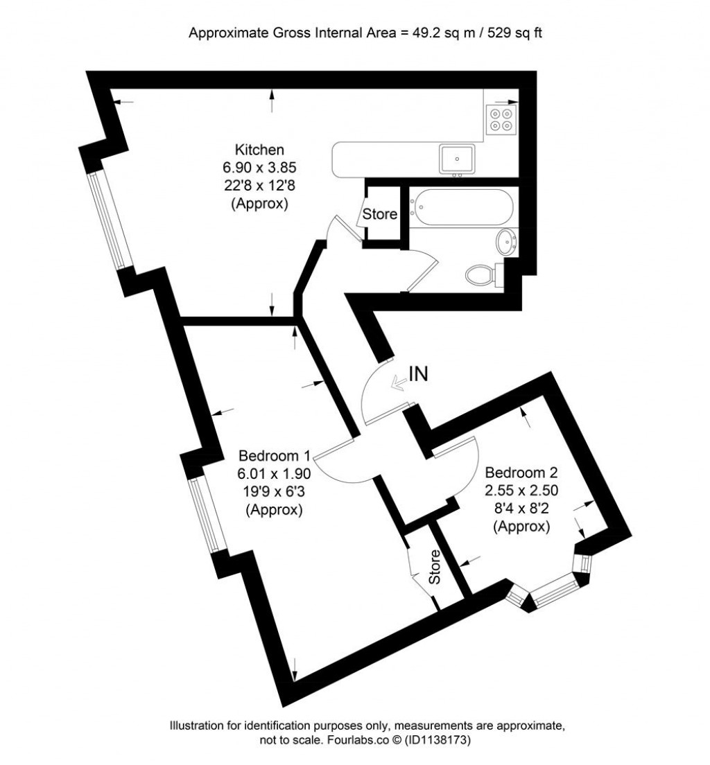Floorplans For Harbour View, St. Ives
