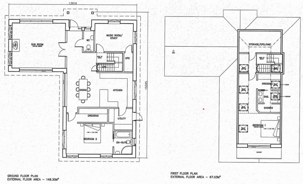 Floorplans For South Mead, West Camel, Yeovil