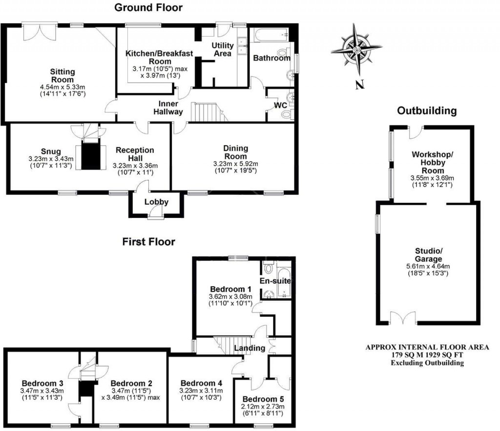 Floorplans For Burton End, Stansted